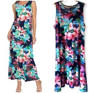 Attitudes by Renee Floral Maxi Dress 3XP